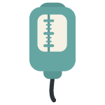 Icono de cuidados de una operación reciente de enfermeras a domicilio