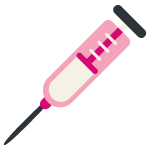 Icono de vacunación de enfermeras a domicilio