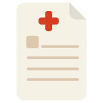 Icono de control de diabetes que realizan enfermeras a domicilio