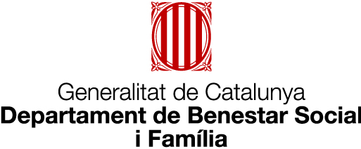 logotipo de la Generalitat de Catalunya en el Benestar Social i Família para ejercer ayudas a domicilio