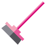 icono de una escoba en el agencia servicios domésticos en barcelona la home de grup ms